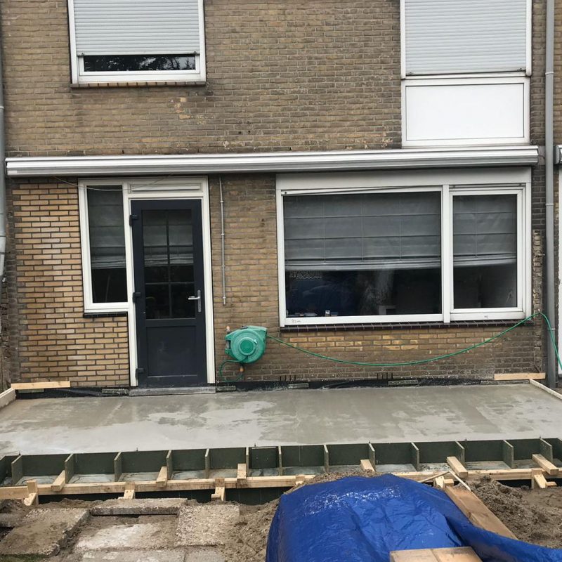 Uitbouw achtergevel IJmuiden